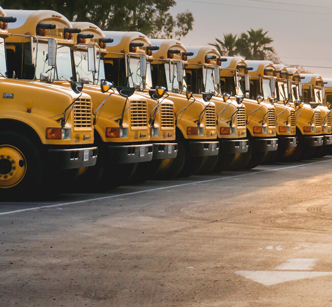 school bus fire suppression